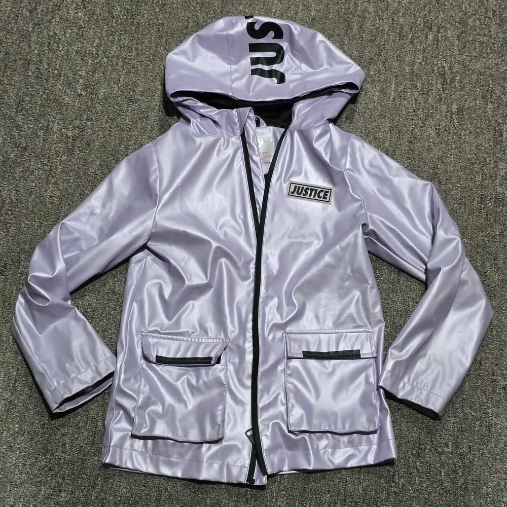 Justice Black and Purple Jacket - Picture 1 of 4